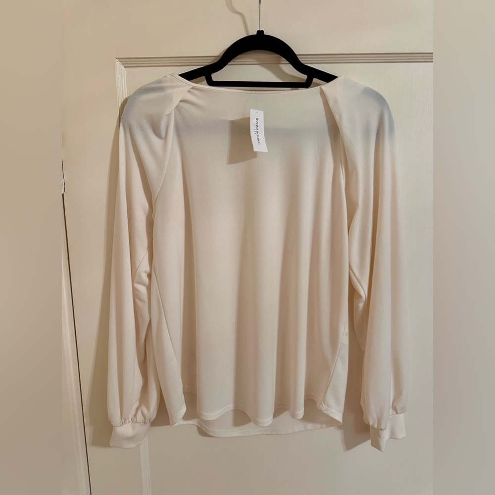 Banana Republic Cream Blouse